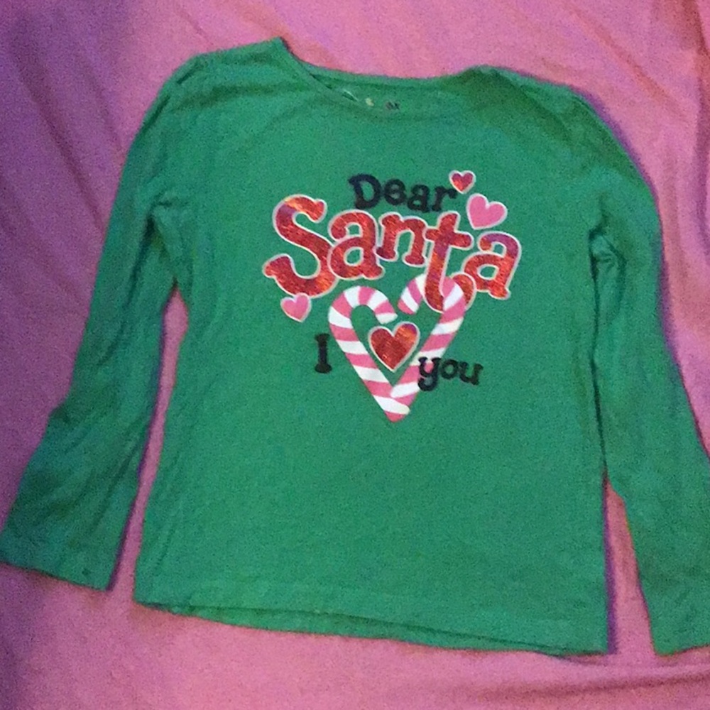 Santa long sleeve shirt